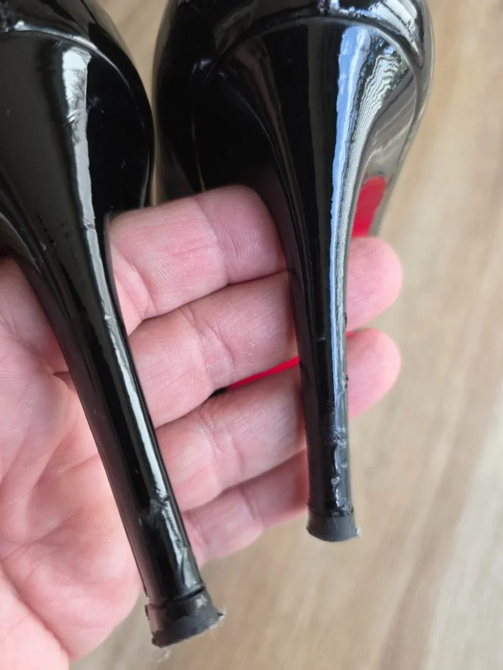 Christian Louboutin So-Kate 120  Black Patent Leather Pumps Eur. 36